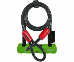 Abus Ultra Mini 410 Bügelschloss Mit Endschlaufenkabel