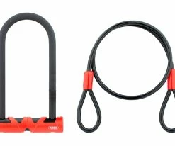 Abus Ultimate 420 Bügelschloss Mit Cobra 10/120 Kabel Und USH Halter