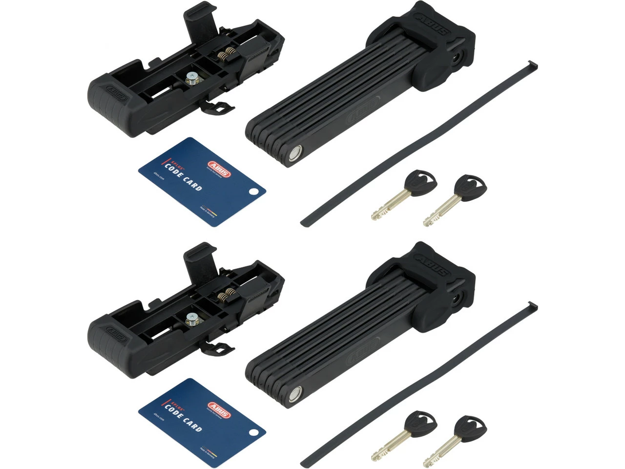 Abus Bordo 6000K Faltschloss Mit SH Halter Gleichschließendes TwinSet 5 Abus Bordo 6000K Faltschloss Mit SH Halter Gleichschließendes TwinSet – Bild 5