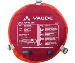 VAUDE Sioux 400 XL SYN Schlafsack -Fahrradladen 439738