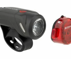 Abus Tresor 1385 Schloss + Sigma StVZO Beleuchtungsset Safe & Secure Bundle -Fahrradladen 460805