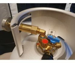 Adapter LPG Direktbetankung Gasflasche - G3/4 -16 UNF Auf W21,8 X 1/14" LH - 68mm -Fahrradladen adapter lpg direktbetankung gasflasche g34 16 unf auf w218 x 114 lh 68mm 3