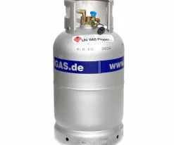 ALUGAS - Aluminium Tankgasflasche 11 Kg Wiederbefüllbar TRAVELmate 27,2 Liter Travel Mate