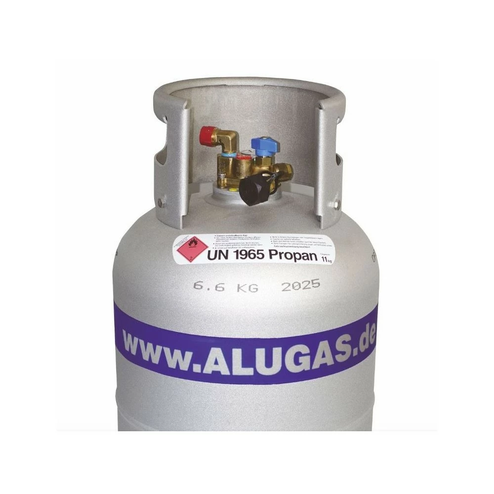 ALUGAS - Aluminium Tankgasflasche 14 Kg Wiederbefüllbar TRAVELmate 33,3 Liter Travel Mate 2 ALUGAS - Aluminium Tankgasflasche 14 Kg Wiederbefüllbar TRAVELmate 33,3 Liter Travel Mate – Bild 2