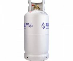 ALUGAS - Aluminium Tankgasflasche 14 Kg Wiederbefüllbar TRAVELmate 33,3 Liter Travel Mate