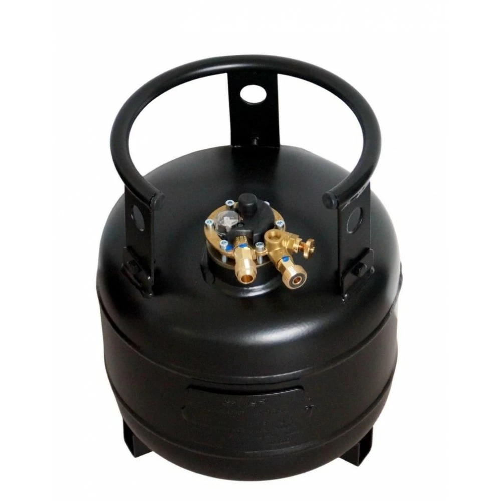 CAMPKO - Stahl Tankgasflasche, 6kg, Wiederbefüllbar, 15 Liter, 385mm, Multiventil Mit 80%-Füllstop, Ohne Zubehör 3 CAMPKO - Stahl Tankgasflasche, 6kg, Wiederbefüllbar, 15 Liter, 385mm, Multiventil Mit 80%-Füllstop, Ohne Zubehör – Bild 3