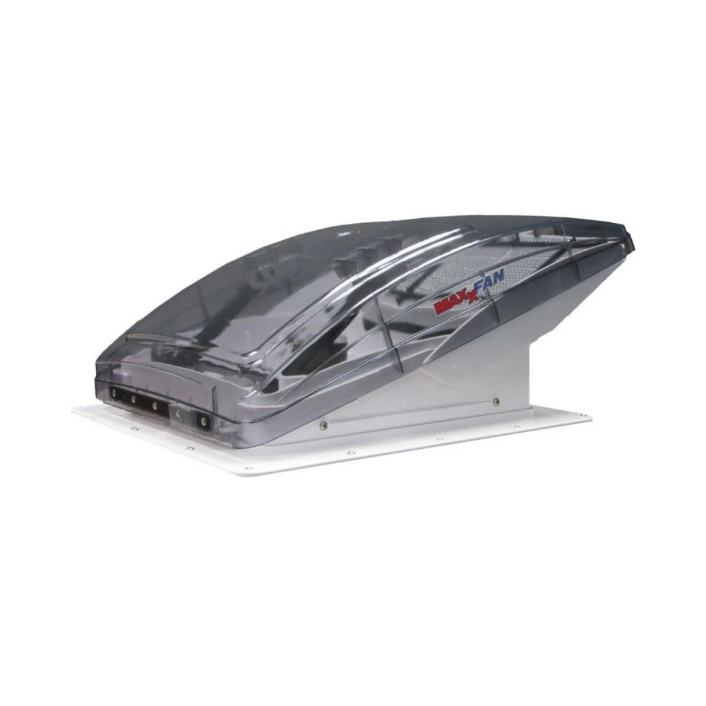 Dachhaube Mit Raincover Dachventilator MaxxFan Deluxe Rauchglas Klar 1 Dachhaube Mit Raincover Dachventilator MaxxFan Deluxe Rauchglas Klar