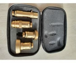 Etui-Tasche Tankadapter-Europa Set LPG Mit Sinterfilter, International (4 Stück) Tankgasflasche