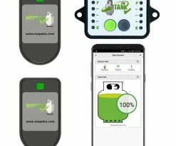 Gasflaschen Inhalt-Anzeige (2-er Set) Level Check + Monitor Bluetooth Mopeka