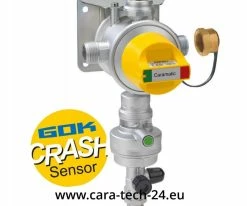 GOK Caramatic DriveTwo, Vertikal - Zweiflaschen-Betrieb Gasdruckregler Crashsensor