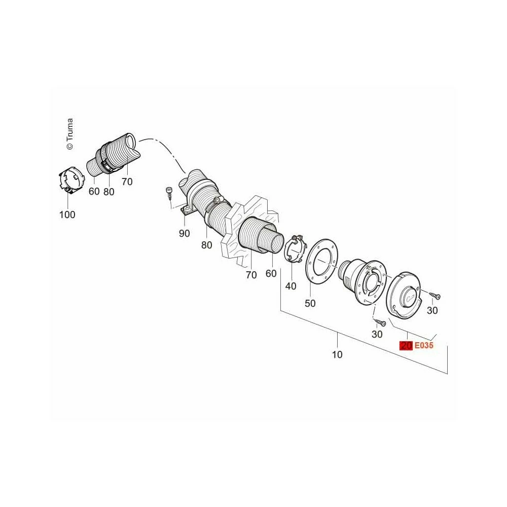 Wandkamin Innenteil Kpl. 55/80 Mm Heizung Truma 3 Wandkamin Innenteil Kpl. 55/80 Mm Heizung Truma – Bild 3