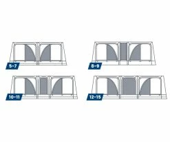 WIGO Rolli Plus Markisenzelt Lounge 3,00 M -Fahrradladen wigo rolli plus markisenzelt lounge 300 m 4